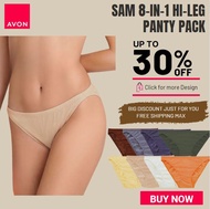 Avon Official Store Sam 8-In-1 Hi-Leg seamless panty for women on Sale Original Underwear Ladies fem