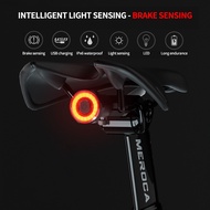 Smart brake sensing taillights Road bike Mountain Bike Bike lights usb charging taillights warning lights