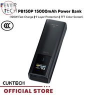 CUKTECH PB150P 120W 15000mAh Power Bank | PD PPS QC Fast Charging | 2C1A Type-C + USB-A | Xiaomi 120