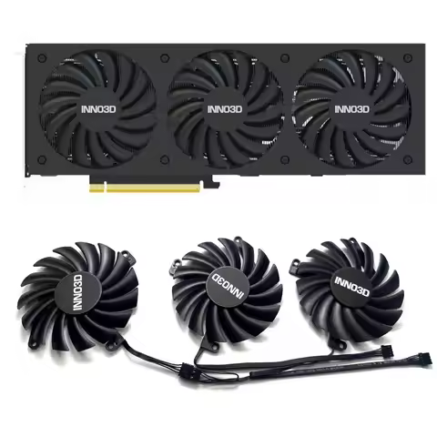 3pcs CF-12910S DC 12V 0.35A RT 3080TI 3070TI gpu fan for Inno3D RTX 3080 3070 Ti X3 OC graphics card