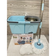 BCT704 Green/Khaki 8L spin mop