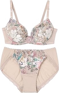 /Wacoal CB3710 Women's Bra & Panties Set, 3/4 Cup Bra, Thigh Length:, DR, 30D