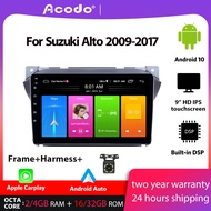 ACODO 2+32G Android 10.0 Car Radio Multimedia Player For Suzuki Alto 2009-2017 Navigation GPS 2 din