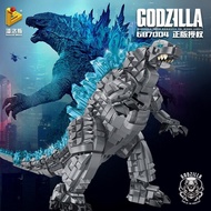 ใช้ได้กับเลโก้บล็อกตัวต่อ Godzilla Vs ของแท้คิงคองโมเดลไดโนเสาร์ของเล่นเพื่อการศึกษาเด็กอณุภาคเล็กบล็อกตัวต่อ