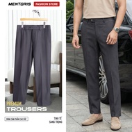 Mentoris Form CARROT Premium Men's Casual Pants, Elegant Slim Fit Men's Trousers, Thick Stretch Fabr