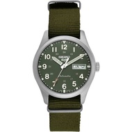 [Powermatic] Seiko 5 Sports SRPG33 SRPG33K1 Field Sports Green Analog Nylon Automatic Men's Watch