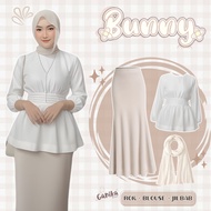 3-in-1 Casual Style Women's Oneset (Blouse, Hijab, Skirt) Trendy Suit For Girl -GNK053