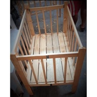 【COD】 Wooden crib Adjustable floor fixside (palochina)