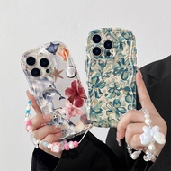 For VIVO V2026 V2027 V2029 V2043 Marine creatures beautiful art small flower pattern phone case