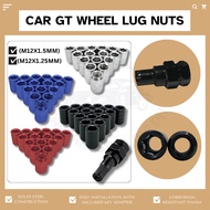 OSCPA 16PCS STAINLESS STEEL CAR GT WHEEL HUB LUG NUTS (M12X1.5MM) (M12X1.25MM)