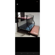 BUNK BED FRAME with PULL OUT and ORDINARY FOAM 36*48*75 (COD) CASH ON DELIVERY ONLY #3302