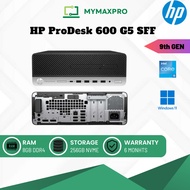 PC i5 HP ProDesk 600 G5 SFF Intel Core i5 (9th Gen) / 8GB RAM / 256GB NVME / Win 11 Pro (Refurbished
