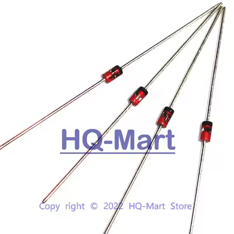 50 ~ 250 PCS 1N4744 DO-41 IN4744 1N4744A 1W 15V 1.0 Watt Silicon Planar Power Zener Diodes