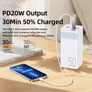REMAX RPP-321 22.5W 50000mAh Powerbank / PD 20W + QC 22.5W Super Fast Charging / Digital Display / L