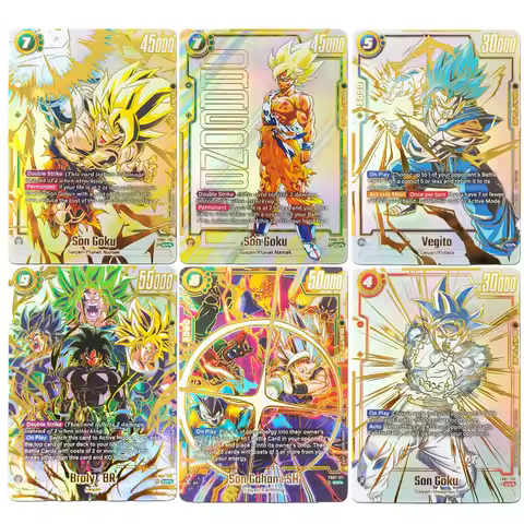 DIY Dragon Ball Super Son Goku FB05-119 Gogeta FB06-097 Broly FB06-120 Super Alternate Art Manga Eng