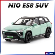 1:32 NIO ES8 SUV Diecast Alloy Model Toy Car Sound Light Pull Back Kids Friends Gifts
