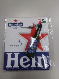 海尼根0.0零酒精玻璃瓶3D造型悠遊卡~嗶卡會發光