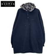 Balenciaga Black 2018 Patch Parka Hoodie, Size L (Pre-owned)