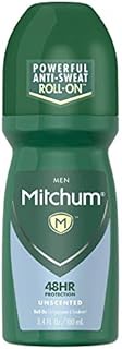 Mitchum Advanced Anti- Perspirant &amp; Deodorant, Unscented, 3.4 oz (Pack of 2)