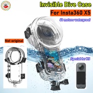 Invisible Dive Case For Insta360 X5 Dive Case Waterproof Housing Cover for Insta360 X5 Action Camera