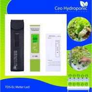 Ec Meter Digital With Led | Tds | Salt | S.G | Temperature | Hydroponics | Aquaponics | Fertigasi