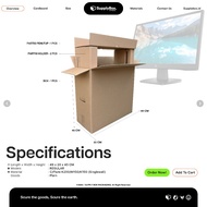 MONITOR BOX 49 x 20 x 45 CM | Monitor Box | 19 Inch Monitor Box