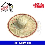 20" BIG GRASS FARMER HAT / FARMER'S HAT