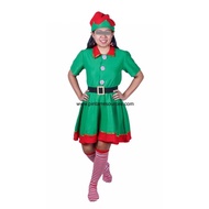 READY STOCK Cosplay Children Kids Elf Girl Christmas Costume Story Book Character Movie Character Ha