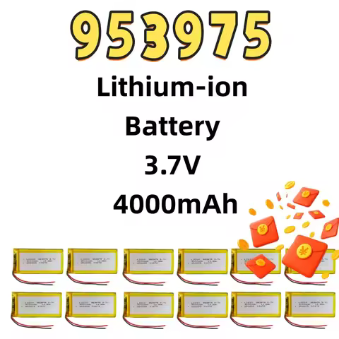 953975# Lithium-ion Battery 3.7V 4000mAh Polymer Cell, Rechargeable Cycles up to 4.2V with a Safety 