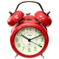 Ataba Alarm Clock Loud Sound Twin Bell with Night Light TD6617 random color