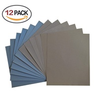 Grit 1500 2000 2500 3000 5000 7000 Abrasive Sandpaper - Pack of 12