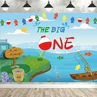 7x5FT The Big One Photography Backdrop O Fish Ally One Photo Background Gone Fishing/Little Fisherma