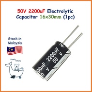 50V 2200uF Electrolytic Capacitor Kapasitor 16x30mm 50V2200UF Elco