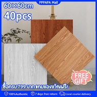 Shipped From Bangkok PVC Rubber Floor Tiles Wood Pattern 40 Pieces/60x60 Cm. Marble