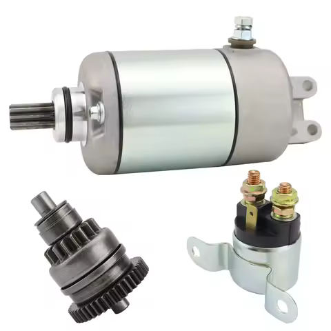 Starter Motor Set Fit For for Can-Am Outlander 330 400 450 03-15 2003-2023 420-684-280 420-684-282 4