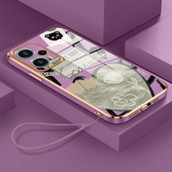 Casing HP For Xiaomi POCO F5 F4 F4 GT F3 F2 Pro F1 Case Casing Tulip Heart Pattern Casing Casing Sil