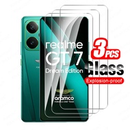 3Pcs Front Glass For Realme GT 7 Dream Edition Tempered Glass Realme GT 7 GT7T GT7 5G Screen Protect