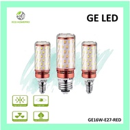 GE Led 16w Led Botak Bulb (E27/Red)