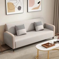 Sofa Nordic Fabric Living Room Simple Modern Rental Apartment 1/2/3-Seater Sofa In 9 Colours 096Q