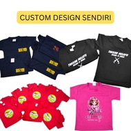 CUSTOM DESIGN SENDIRI / BAJU KOSONG / BAJU MICROFIBER