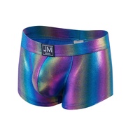Rainbow Sexy Underwear Boxer Men Shorts Plus Size Solid Men's Clothing Boxers Panties Shorts Sexy Fa