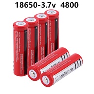 Bateri18650 Lithium Battery 3.7 V Volt 4800mah BRC 18650 Rechargeable Battery Liion Lithium Batteries For ower Bank Torc