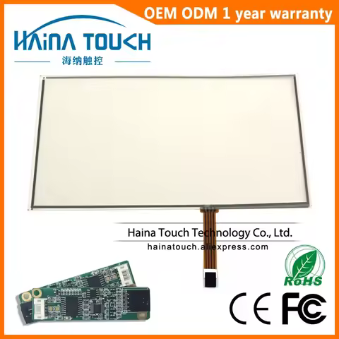 Win10 Compatible 17.3 inch resistive USB touch screen overlay kit, computer monitor 17.3 touch scree