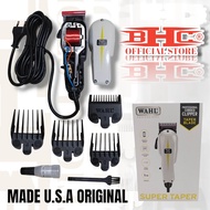 WAHL Super Taper ORIGINAL HAIR CLIPPER MESIN PENCUKUR RAMBUT DIJAMIN ASLI USA WAHL BLACK HITAM HIR C