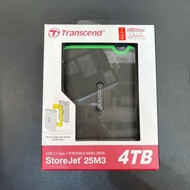 Transcend 可攜式外接硬碟 portable hard drive 4TB