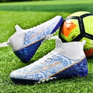 Men Society Football Boot Artificial Grass Long Spikes Football Futsal Shoes Outdoor Sports Soccer S
