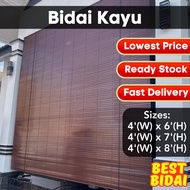 4kaki Bidai Kayu Outdoor Wooden Blind Outdoor Bidai Tingkap Kayu Wooden Blinds Outdoor Blinds