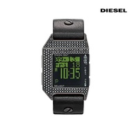 Diesel DZ7280 Digital Quartz Black Leather Men Watch0