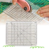 QINJUE Quilt Cut Ruler Template, Transparent 6inch Quilt Cutting Template, Universal 5 in 1 Acrylic 