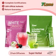 【Beauty & Shape Combo】7Lume Premium White Tomato Whitening + L-Carnitine Slimming Drink Supports Met